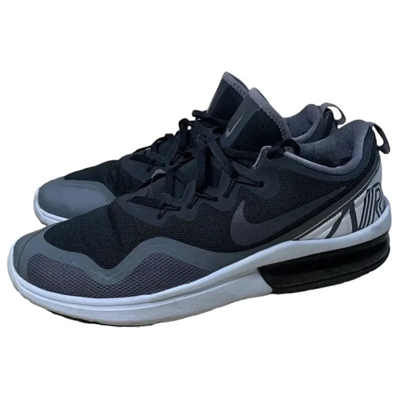 Nike Men's Air Max Fury AA5739-009 Black/Grey White Running Low Shoe Size 9.5 - Picture 1 of 8